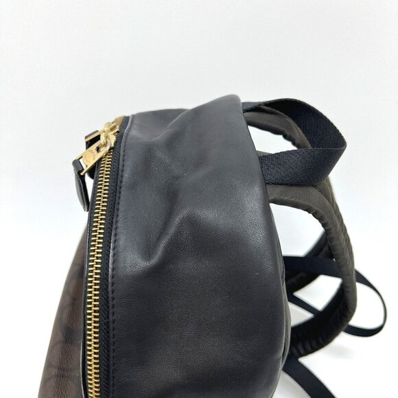 COACH F32200 Charlie Signature Backpack Bag PVC/Leather Brown - Picture 13 of 16